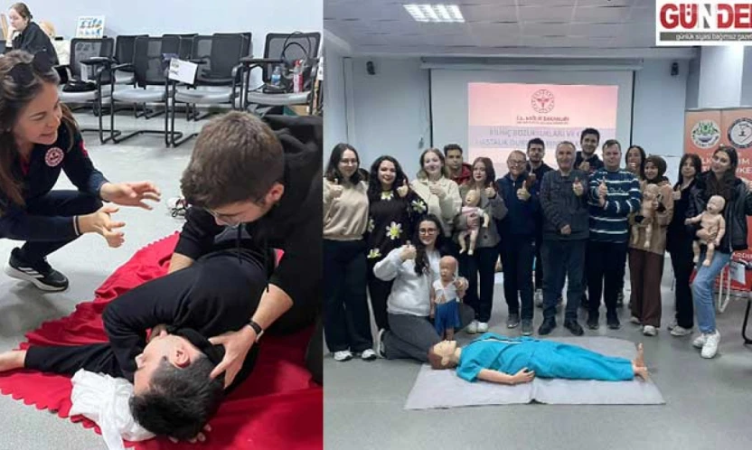 Trakya Üniversitesi Öğrencileri İYEMER'in Temel İlkyardım Eğitimini Tamamladı