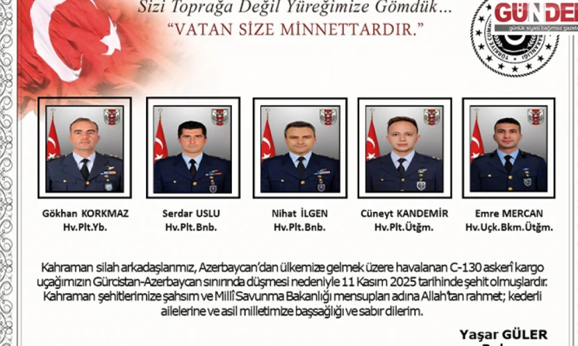 Türkiye şehitlerine ağlıyor