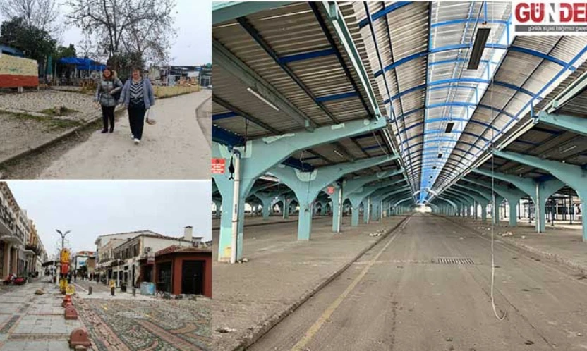 Ulus Pazarı belediyenin kararıyla kapandı, çarşı boş kaldı