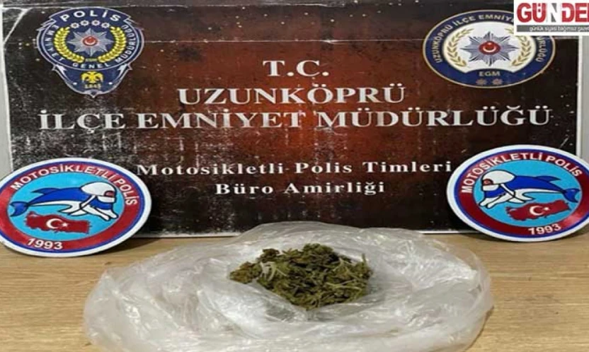 Üst aramasında yakayı ele verdi