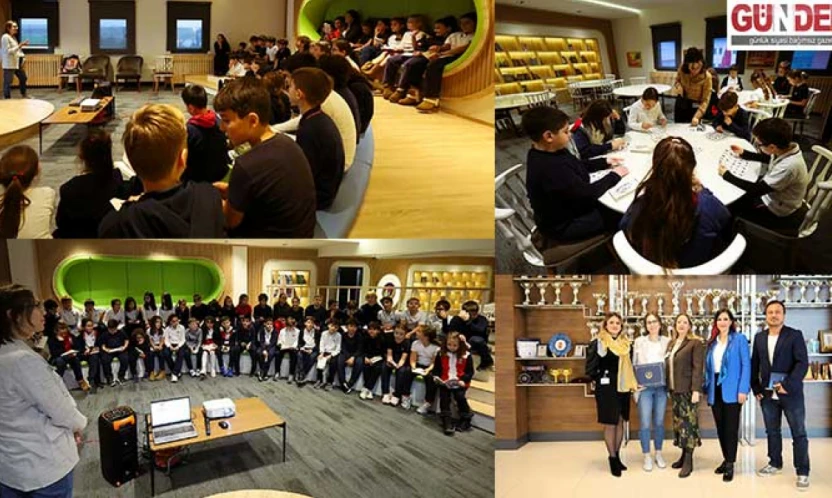 Yazar Aylin Aydın, TED'li öğrencilerle buluştu