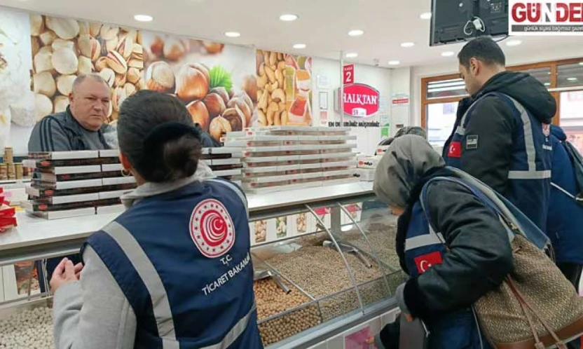 Yeni yıl alışverişine yakın takip 604 ürün denetlendi
