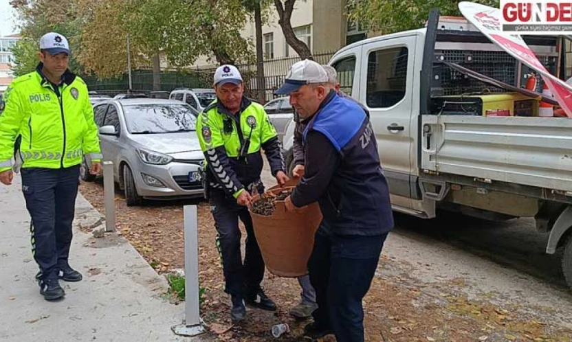 Yol işgallerine 4 bin 512 lira ceza