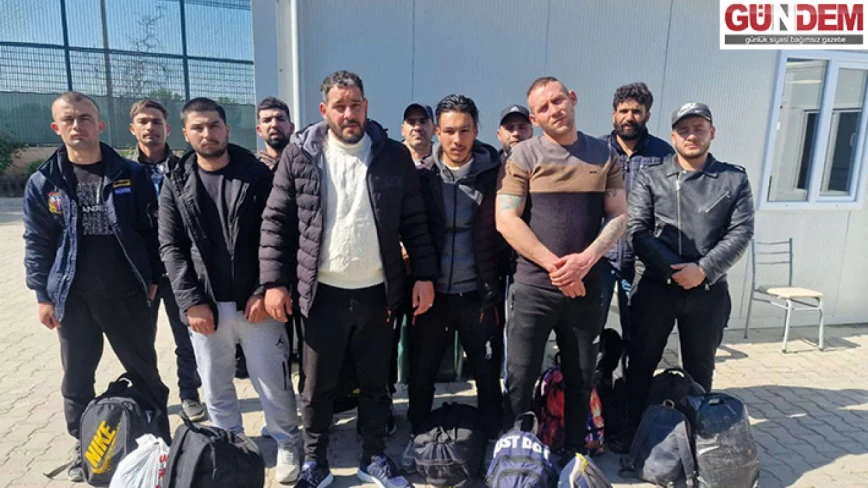 Yurtdışına kaçmaya çalışan göçmenler yakalandı
